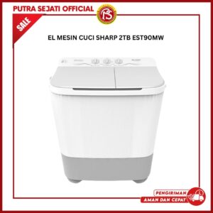 MESIN CUCI SHARP 2TB EST90MW