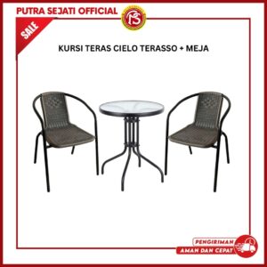 KURSI TERAS CIELO TERASSO + MEJA